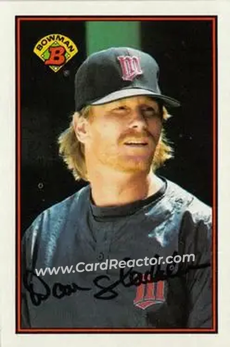 1989 Bowman #163 - Dan Gladden - Minnesota Twins - Front