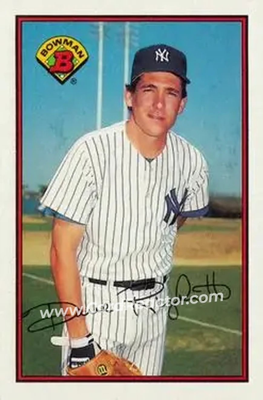 1989 Bowman #167 - Dave Righetti - New York Yankees - Front
