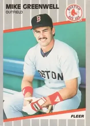 1989 Fleer #90 - Mike Greenwell - Boston Red Sox