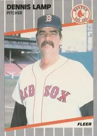 1989 Fleer #92 - Dennis Lamp - Boston Red Sox