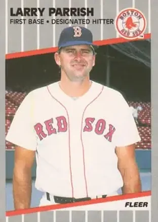 1989 Fleer #94 - Larry Parrish - Boston Red Sox 1989 Fleer #94 - Larry Parrish - Boston Red Sox