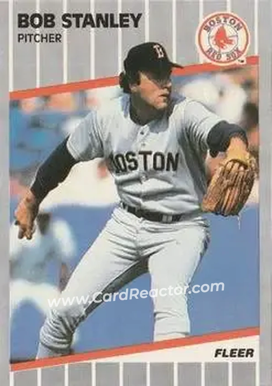1989 Fleer #101 - Bob Stanley - Boston Red Sox - Front 1989 Fleer #101 - Bob Stanley - Boston Red Sox - Front