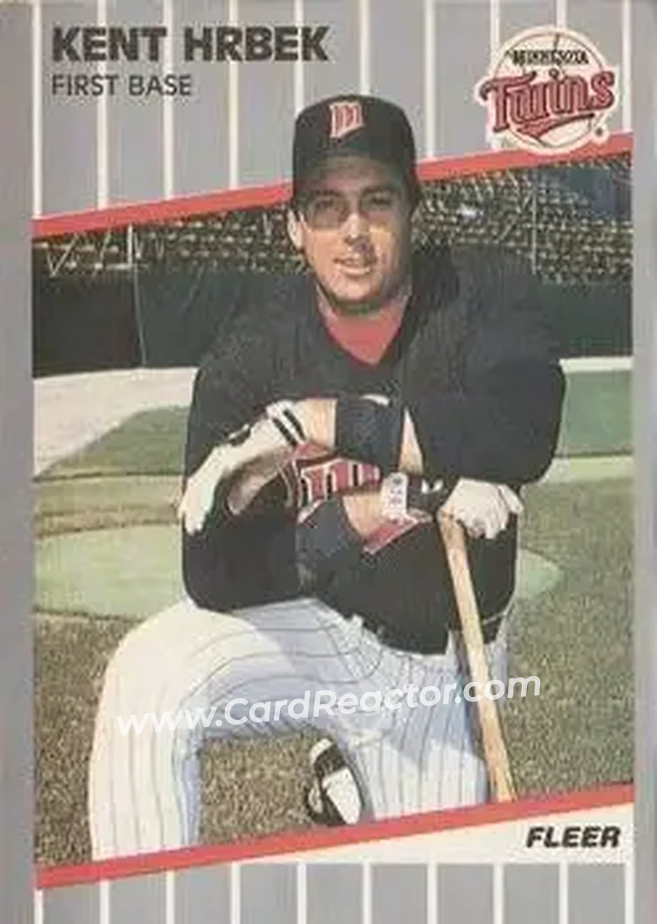 1989 Fleer #116 - Kent Hrbek - Minnesota Twins - Front