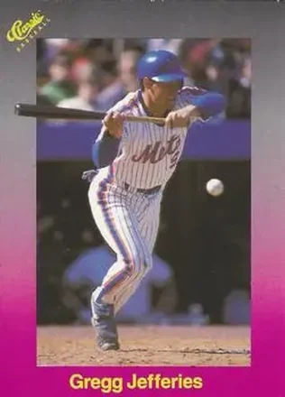 1989 Classic #154 - Gregg Jefferies - New York Mets