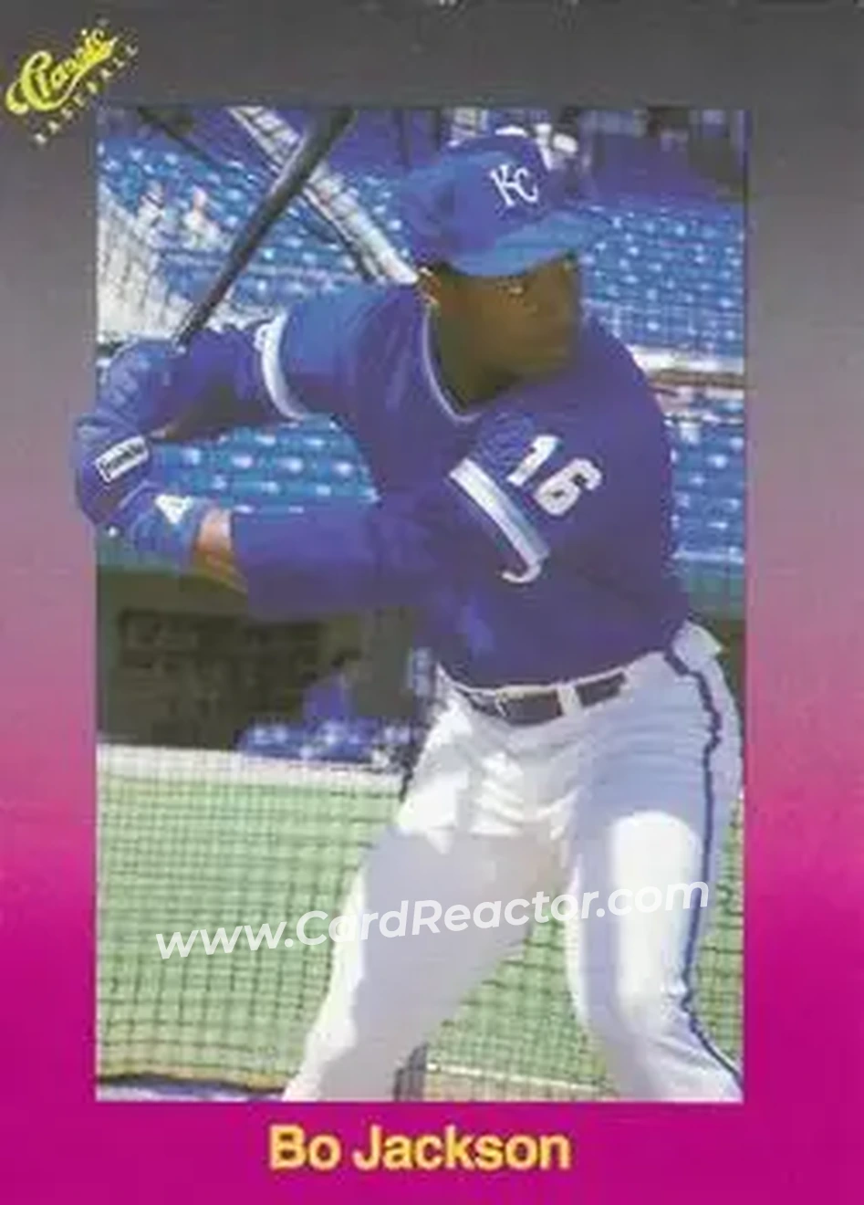 1989 Classic #157 - Bo Jackson - Kansas City Royals - Front