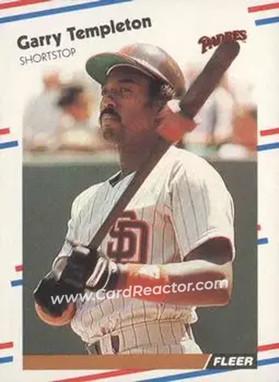 1988 Fleer #598 - Garry Templeton - San Diego Padres - Front 1988 Fleer #598 - Garry Templeton - San Diego Padres - Front