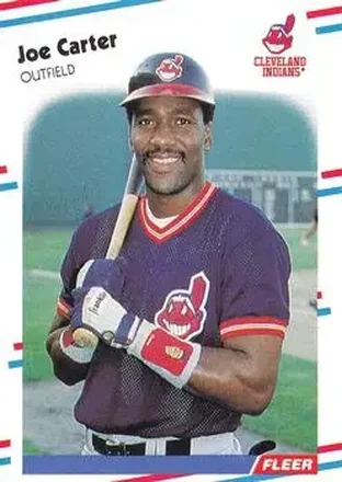 1988 Fleer #605 - Joe Carter - Cleveland Indians