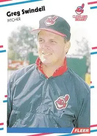 1988 Fleer #617 - Greg Swindell - Cleveland Indians