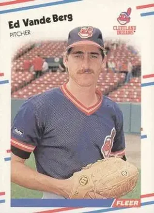 1988 Fleer #619 - Ed Vande Berg - Cleveland Indians