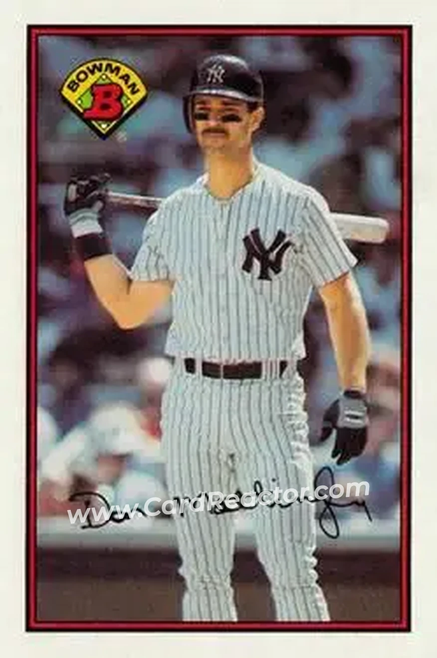 1989 Bowman #176 - Don Mattingly - New York Yankees - Front 1989 Bowman #176 - Don Mattingly - New York Yankees - Front
