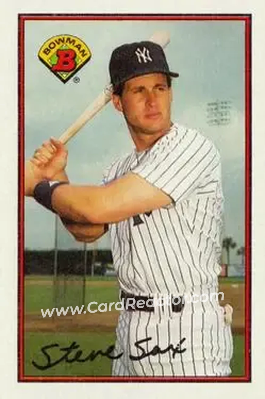 1989 Bowman #178 - Steve Sax - New York Yankees - Front