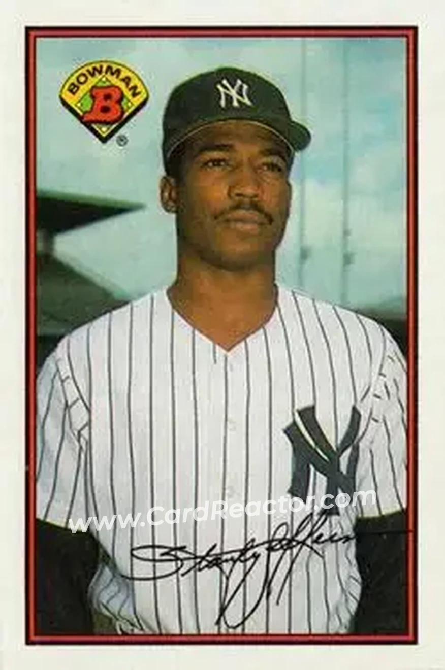 1989 Bowman #180 - Stan Jefferson - New York Yankees - Front