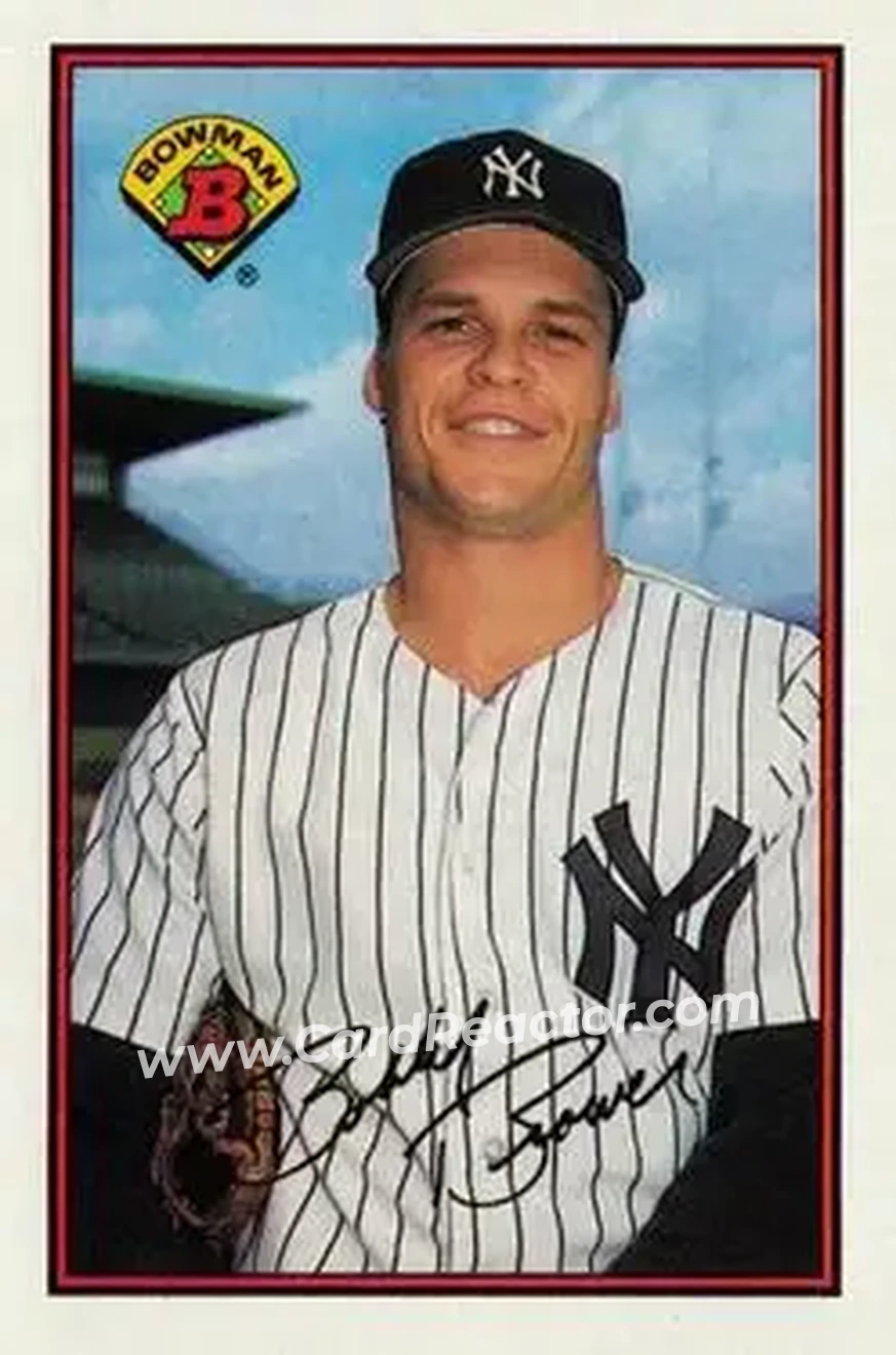 1989 Bowman #182 - Bob Brower - New York Yankees - Front
