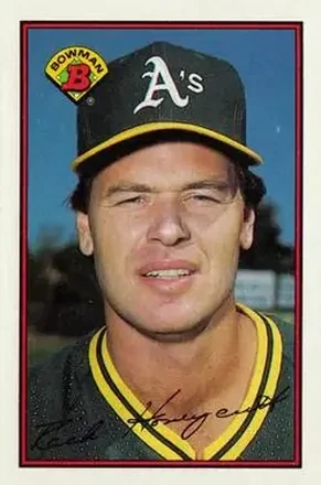 1989 Bowman #187 - Rick Honeycutt - Oakland Athletics 1989 Bowman #187 - Rick Honeycutt - Oakland Athletics