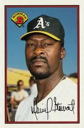 1989 Bowman #188 - Dave Stewart - Oakland Athletics