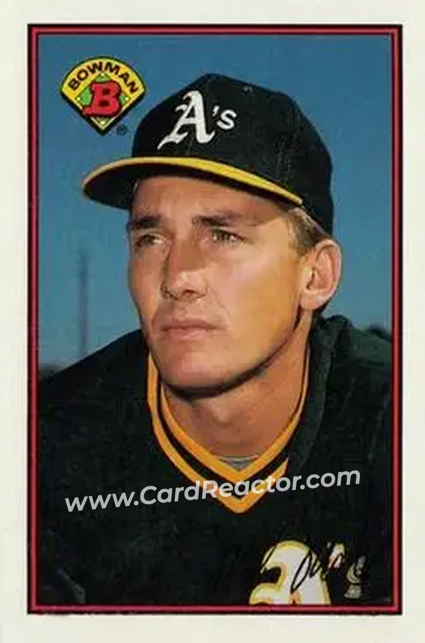 1989 Bowman #189 - Mike Moore - Oakland Athletics - Front 1989 Bowman #189 - Mike Moore - Oakland Athletics - Front