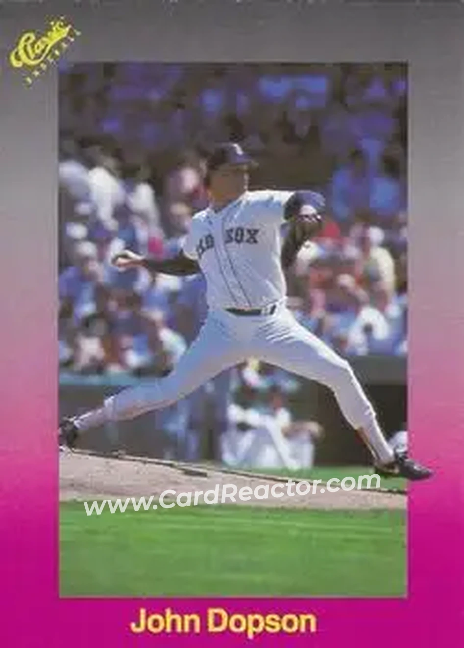 1989 Classic #161 - John Dopson - Boston Red Sox - Front