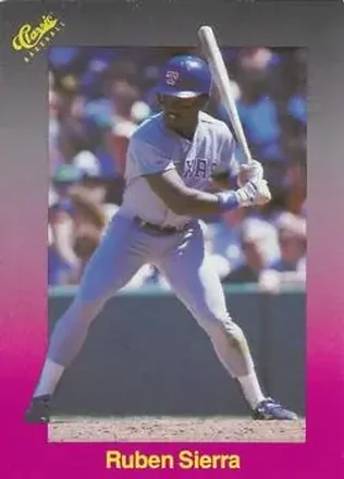 1989 Classic #162 - Ruben Sierra - Texas Rangers