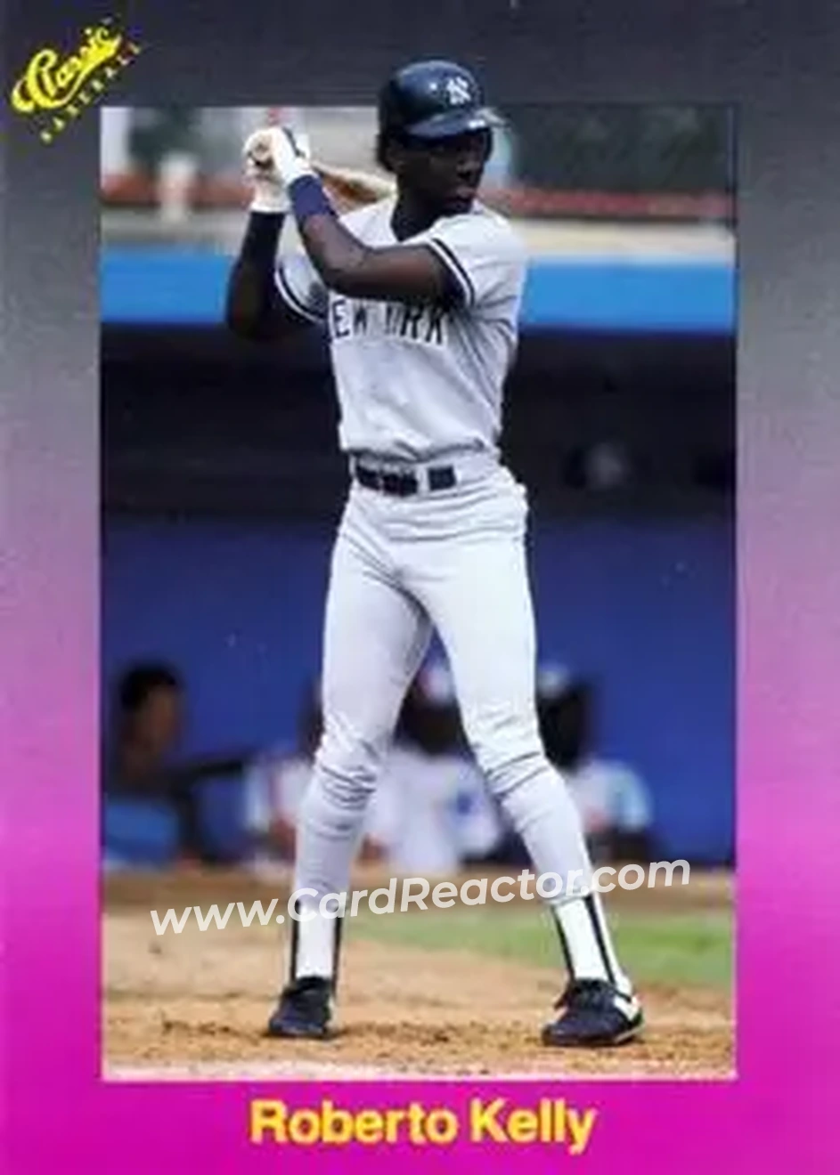 1989 Classic #167 - Roberto Kelly - New York Yankees - Front 1989 Classic #167 - Roberto Kelly - New York Yankees - Front