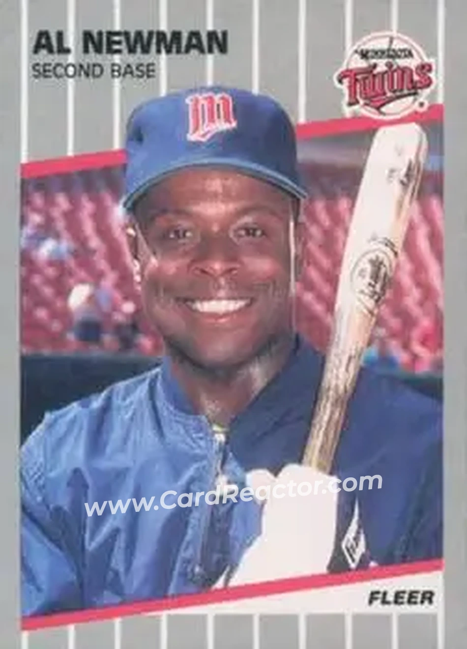1989 Fleer #122 - Al Newman - Minnesota Twins - Front 1989 Fleer #122 - Al Newman - Minnesota Twins - Front