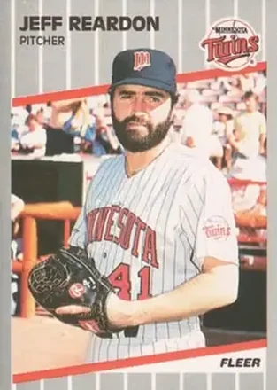 1989 Fleer #125 - Jeff Reardon - Minnesota Twins 1989 Fleer #125 - Jeff Reardon - Minnesota Twins