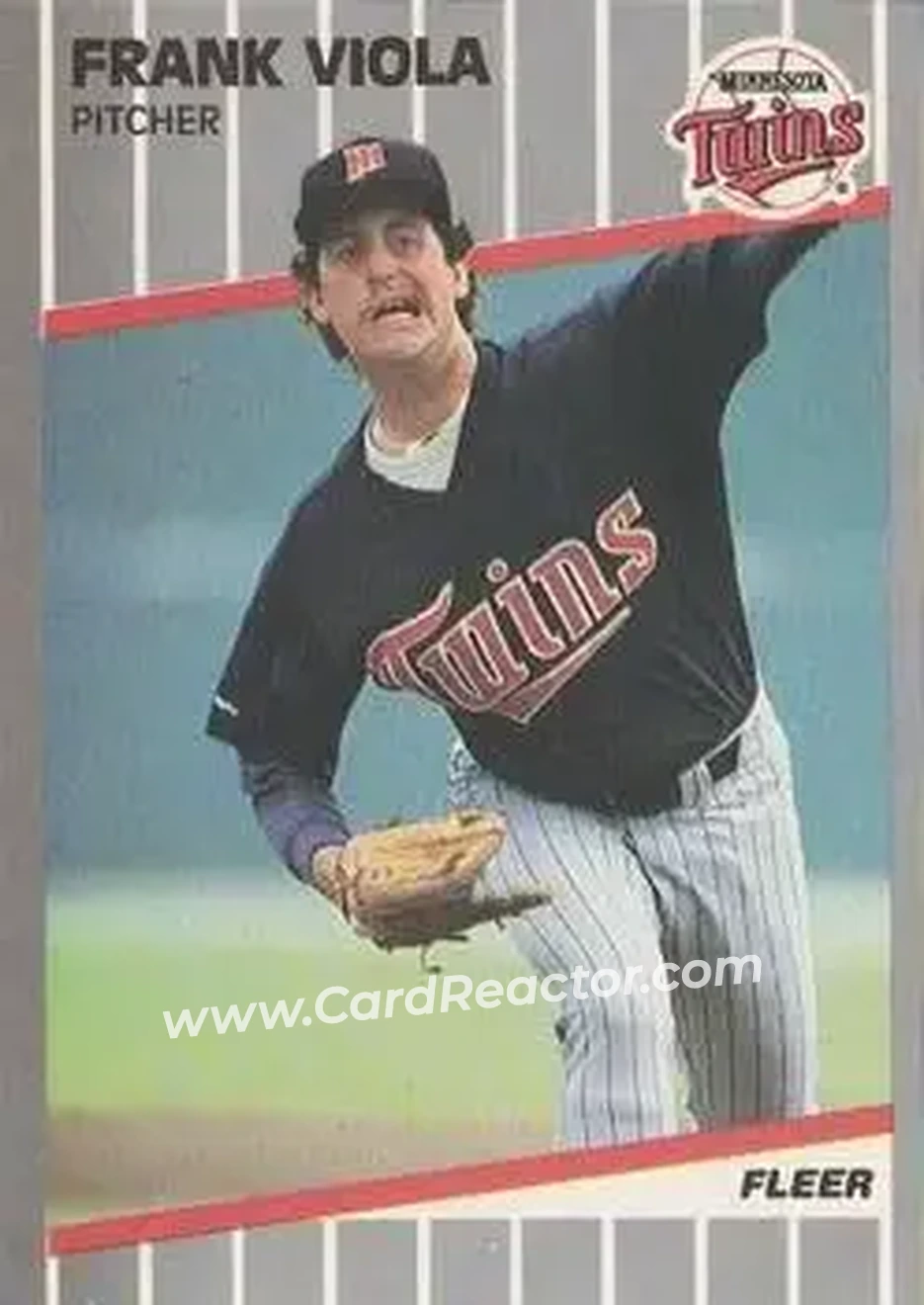 1989 Fleer #127 - Frank Viola - Minnesota Twins - Front