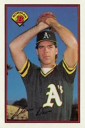 1989 Bowman #192 - Storm Davis - Oakland Athletics 1989 Bowman #192 - Storm Davis - Oakland Athletics
