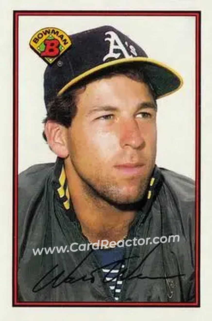1989 Bowman #196 - Walt Weiss - Oakland Athletics - Front 1989 Bowman #196 - Walt Weiss - Oakland Athletics - Front