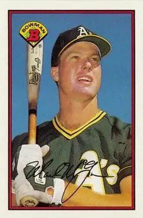 1989 Bowman #197 - Mark McGwire - Oakland Athletics