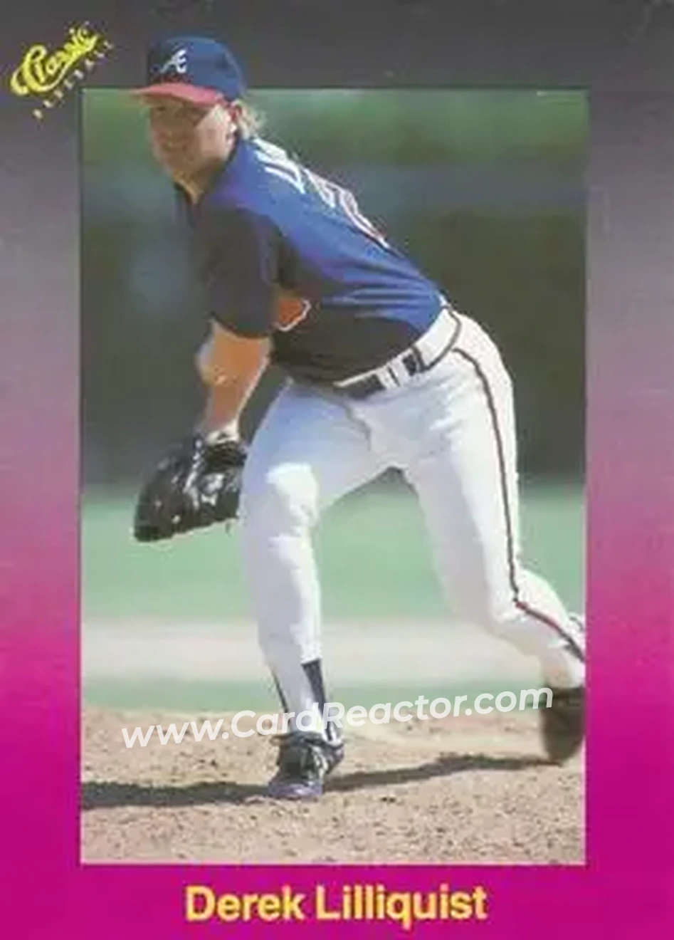 1989 Classic #172 - Derek Lilliquist - Atlanta Braves - Front