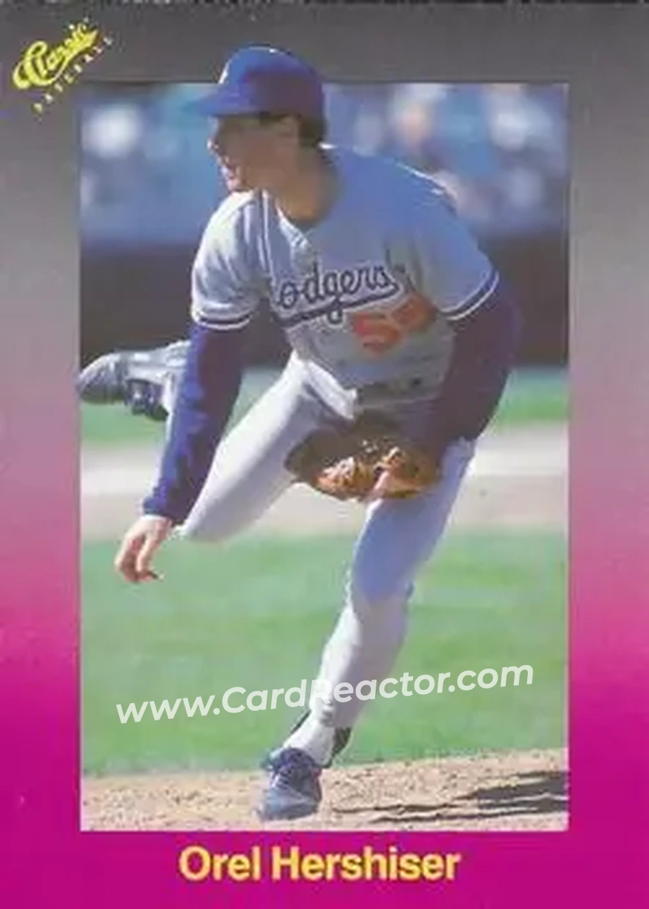 1989 Classic #173 - Orel Hershiser - Los Angeles Dodgers - Front