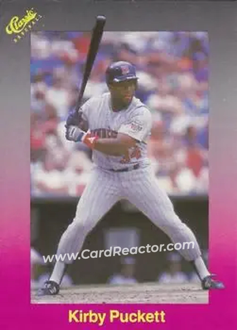 1989 Classic #176 - Kirby Puckett - Minnesota Twins - Front