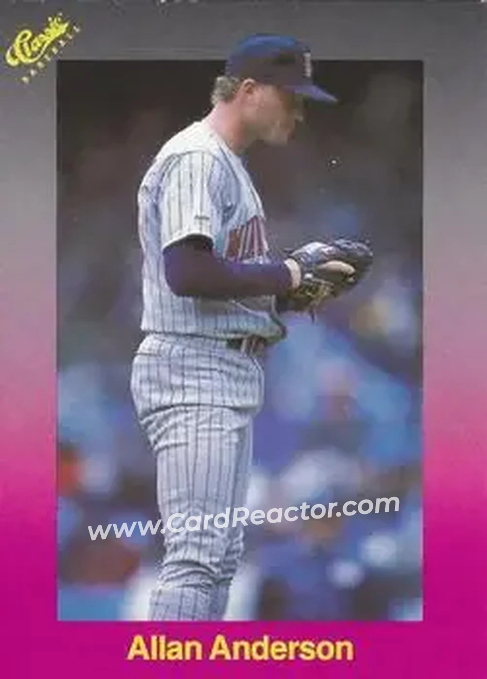 1989 Classic #178 - Allan Anderson - Minnesota Twins - Front