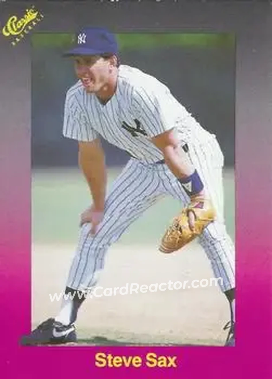 1989 Classic #179 - Steve Sax - New York Yankees - Front