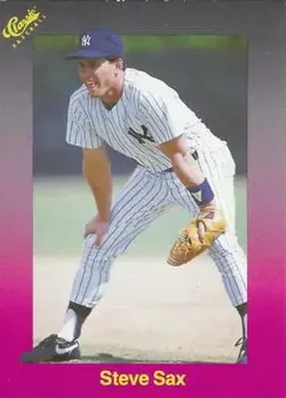 1989 Classic #179 - Steve Sax - New York Yankees