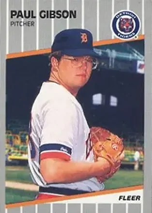 1989 Fleer #131 - Paul Gibson - Detroit Tigers