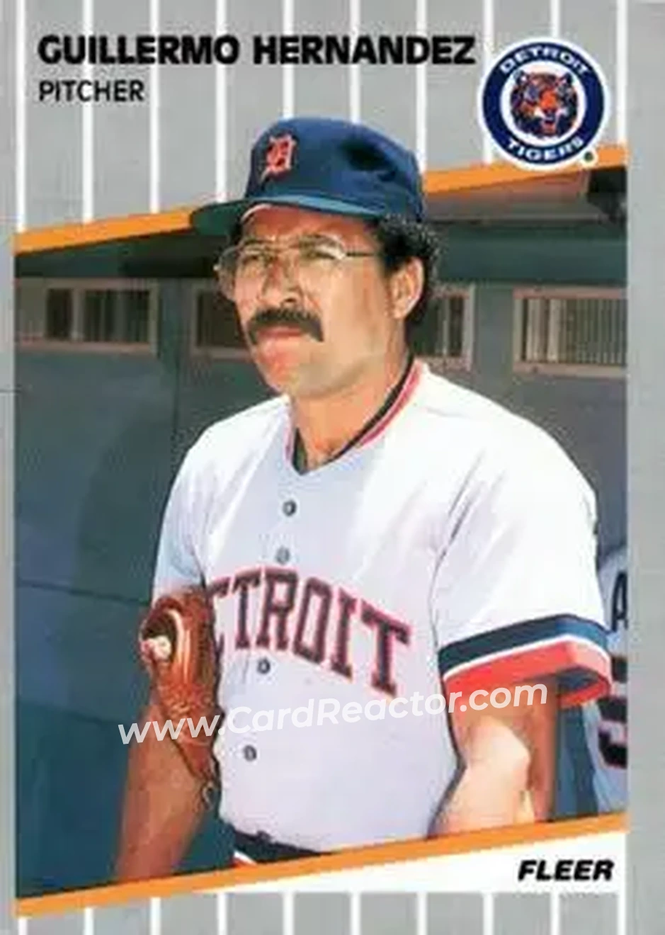 1989 Fleer #135 - Willie Hernandez - Detroit Tigers - Front
