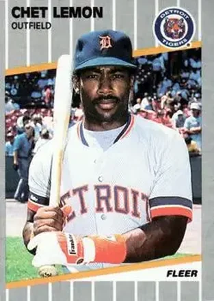 1989 Fleer #137 - Chet Lemon - Detroit Tigers