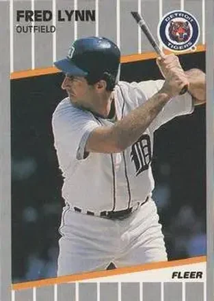 1989 Fleer #138 - Fred Lynn - Detroit Tigers
