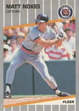 1989 Fleer #140 - Matt Nokes - Detroit Tigers