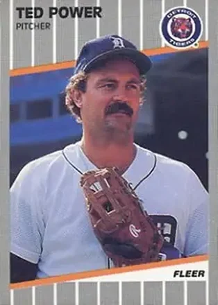 1989 Fleer #142 - Ted Power - Detroit Tigers