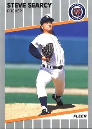 1989 Fleer #145 - Steve Searcy - Detroit Tigers