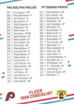 1988 Fleer feature card