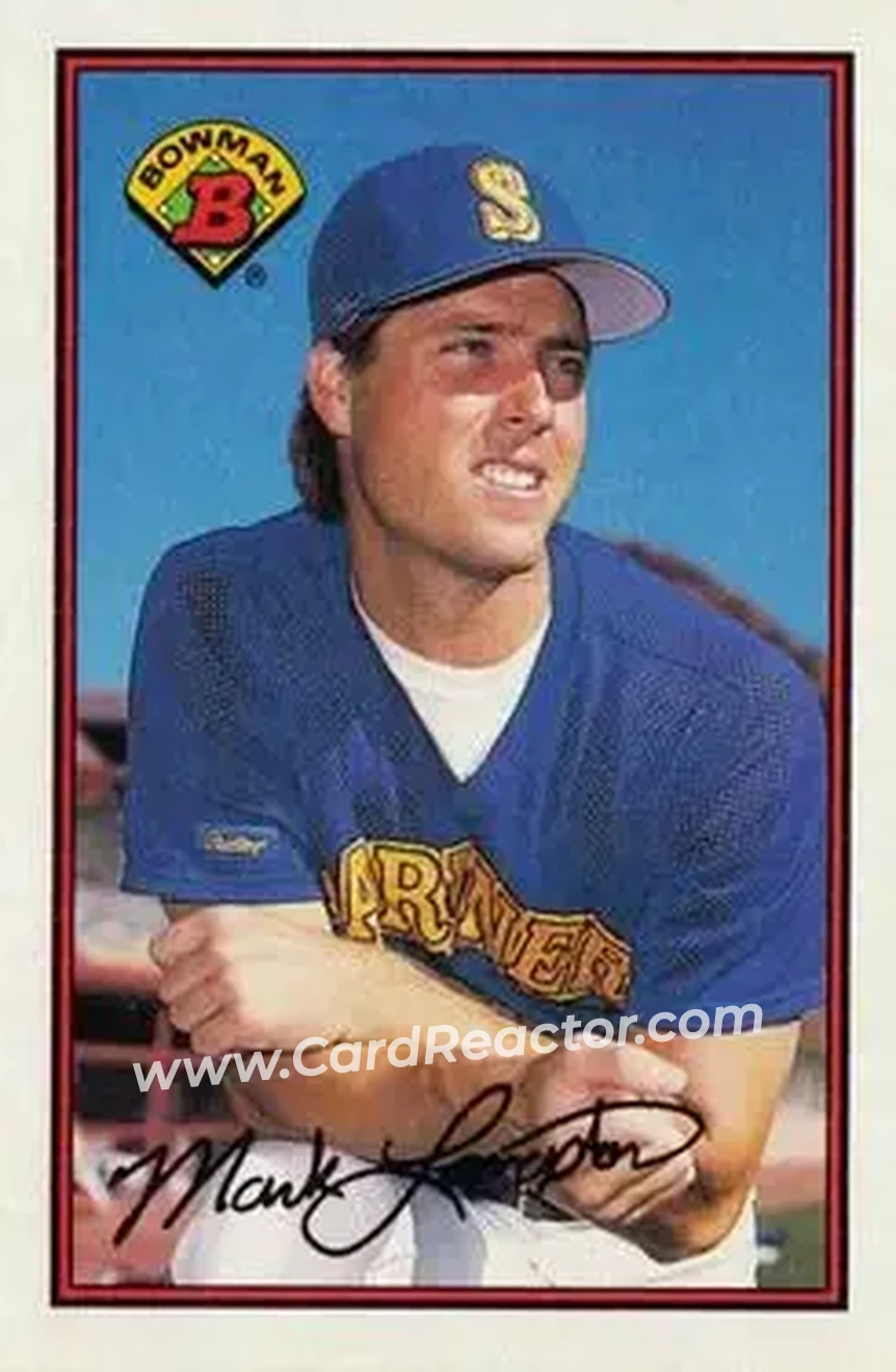 1989 Bowman #205 - Mark Langston - Seattle Mariners - Front
