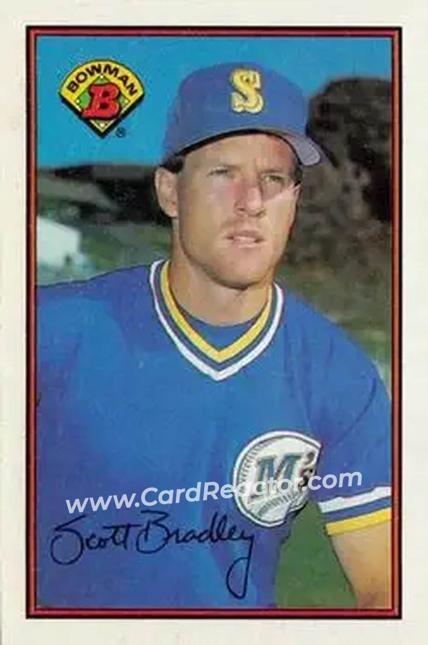 1989 Bowman #209 - Scott Bradley - Seattle Mariners - Front