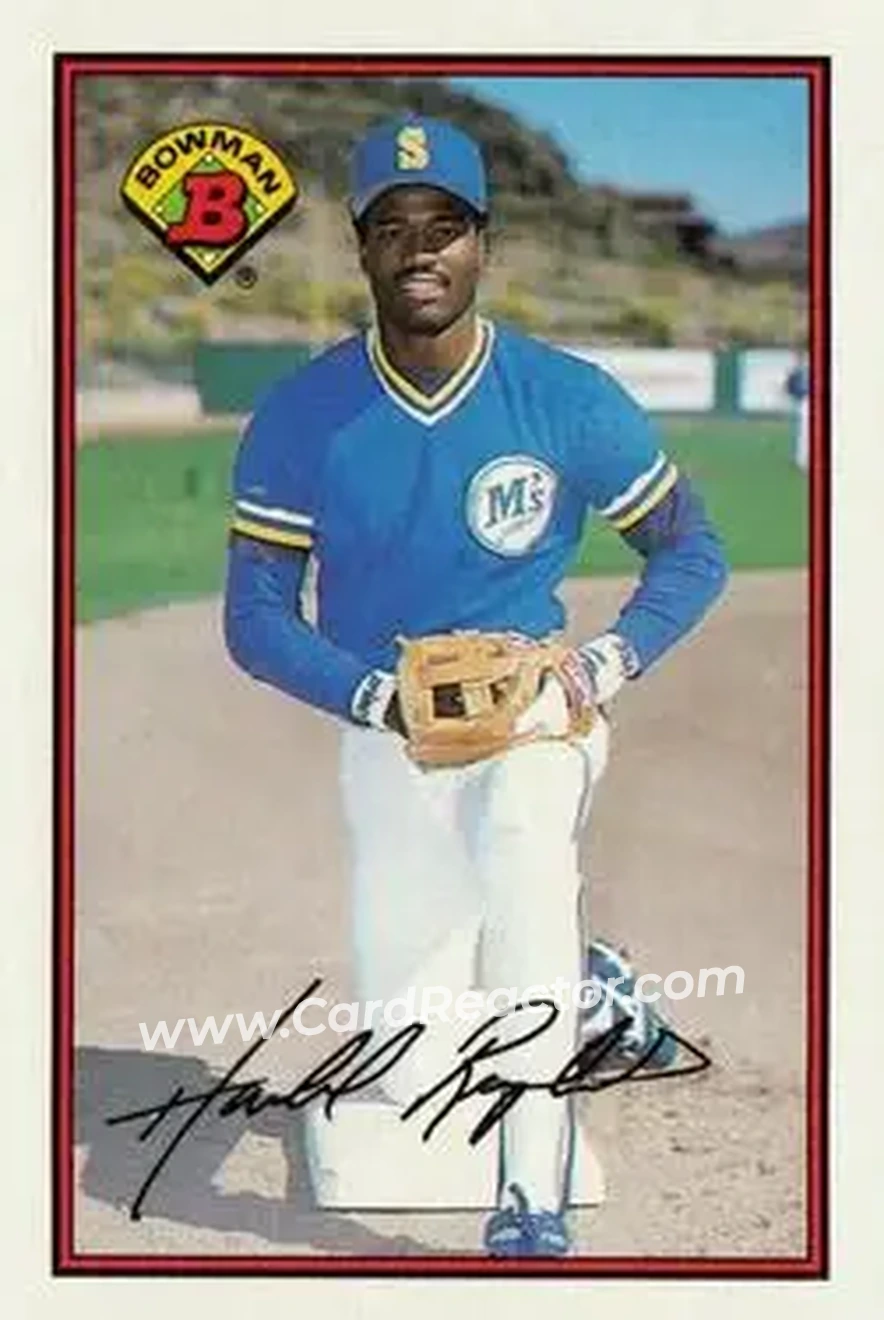 1989 Bowman #210 - Harold Reynolds - Seattle Mariners - Front