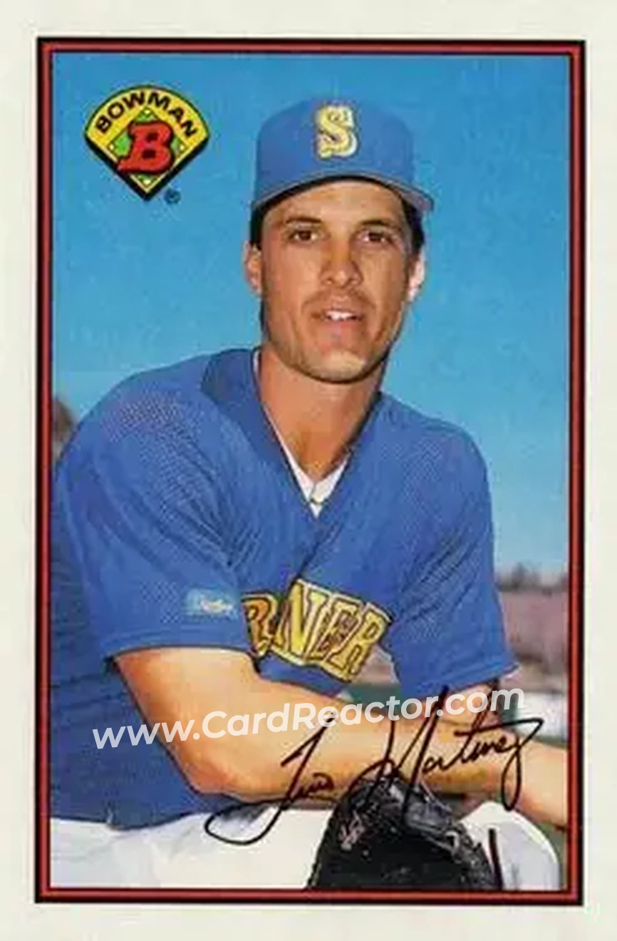 1989 Bowman #211 - Tino Martinez - Seattle Mariners - Front 1989 Bowman #211 - Tino Martinez - Seattle Mariners - Front