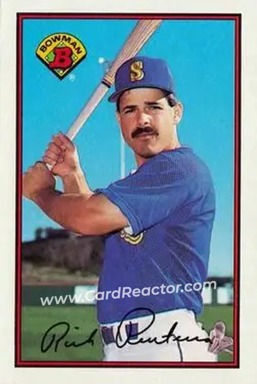 1989 Bowman #212 - Rich Renteria - Seattle Mariners - Front 1989 Bowman #212 - Rich Renteria - Seattle Mariners - Front