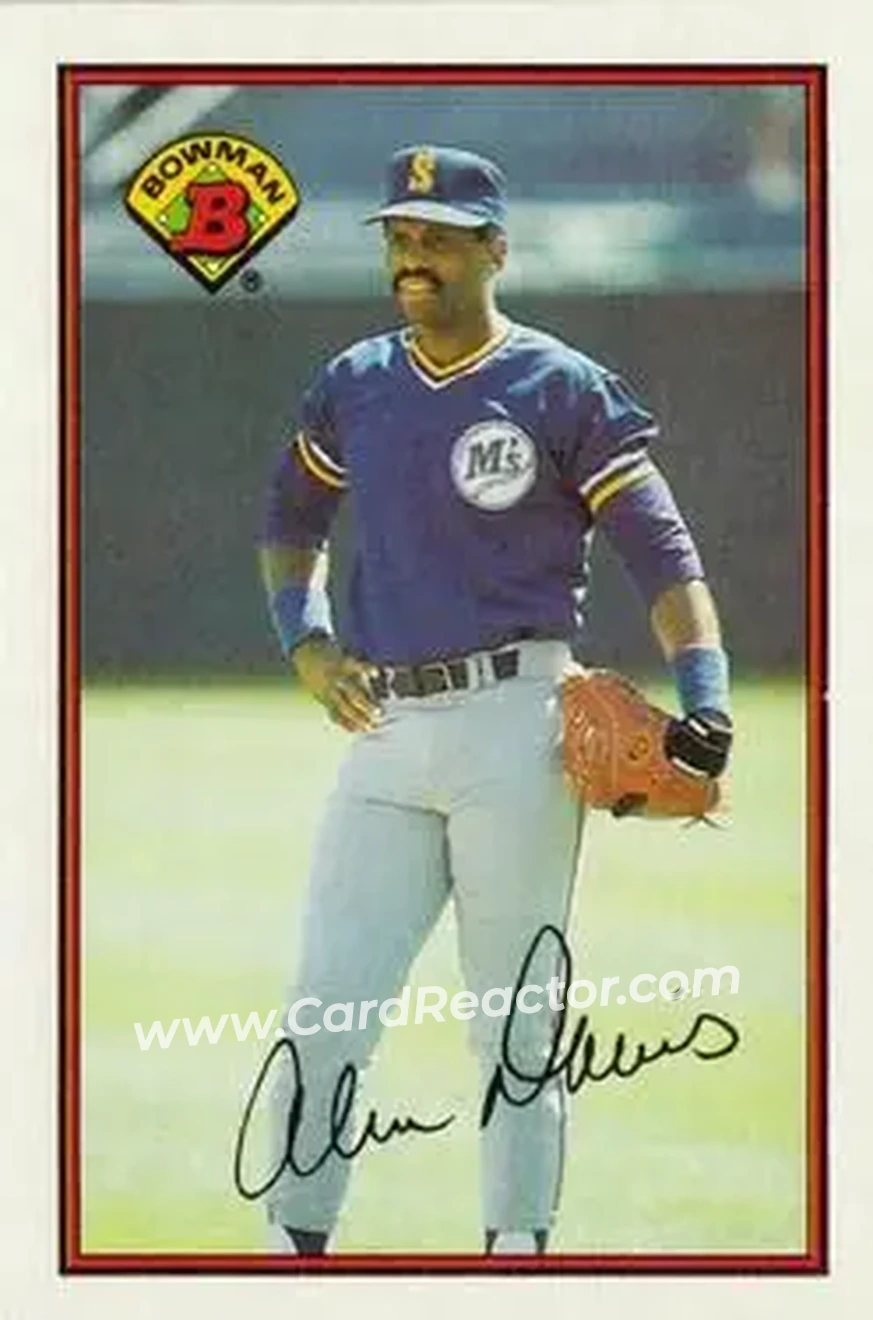 1989 Bowman #215 - Alvin Davis - Seattle Mariners - Front