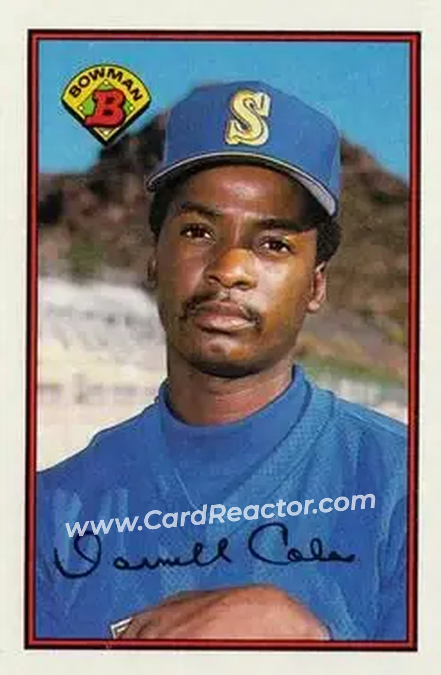 1989 Bowman #217 - Darnell Coles - Seattle Mariners - Front
